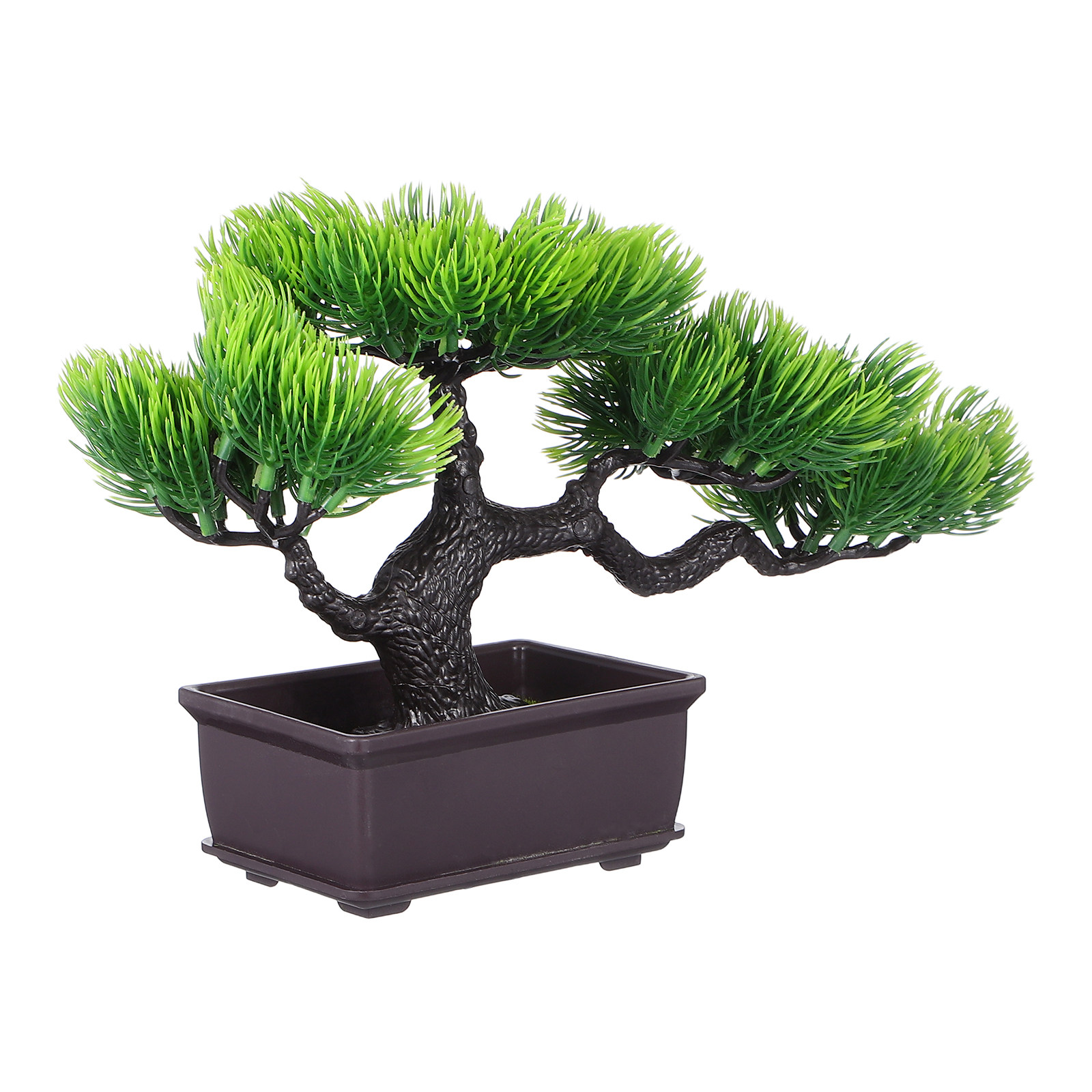 Bonsai Tree Zen Garden - 人工盆栽鉢植えフェイク日本松の木シミュレーション禅ガーデンフェイクプラントオフィスホーム室内装飾デスクトップディスプレイ