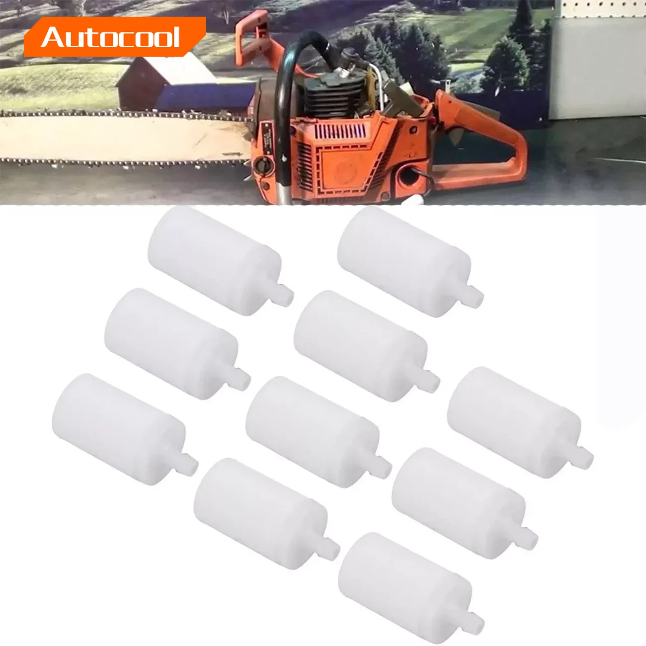 Husqvarna Chainsaw 440 - 10 個チェーンソー燃料フィルター 5 ミリメートル/6 ミリメートルハスクバーナ 50