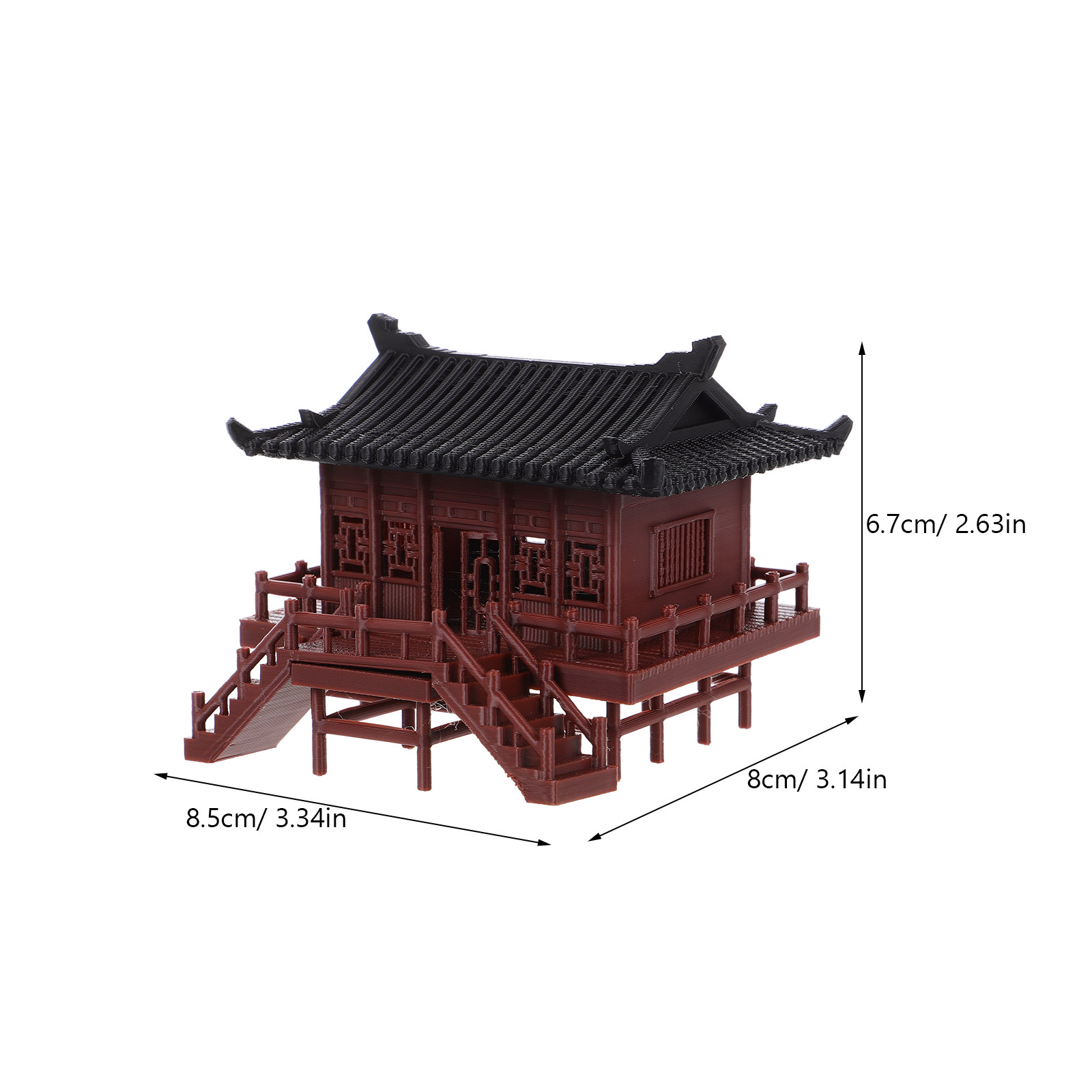 水槽盆栽鉢用軽量ミニチュアパビリオン装飾、屋外庭園マイクロラ - Bonsai Garden Set Up のレビューと価格