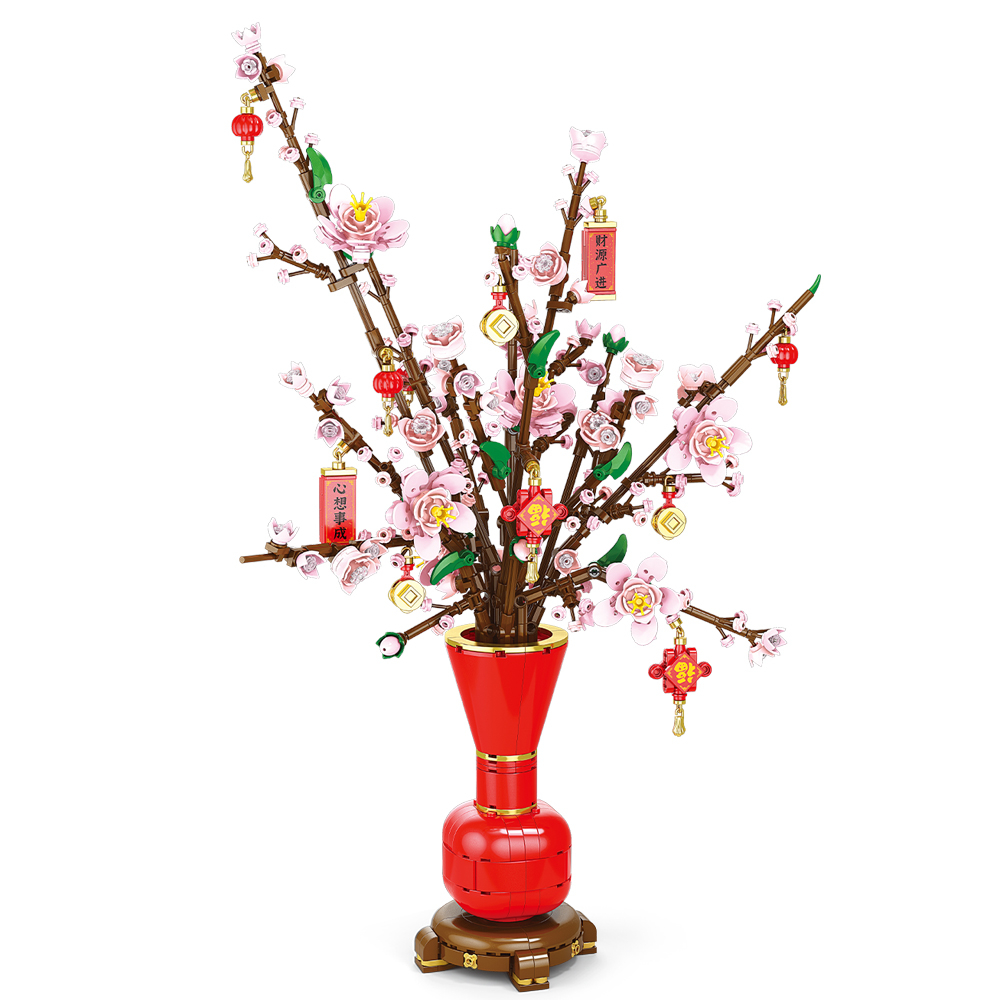 子供のための鉢植えの植物のビルディングブロック,フラワーブー - Bonsai Garden Lego のレビューと価格