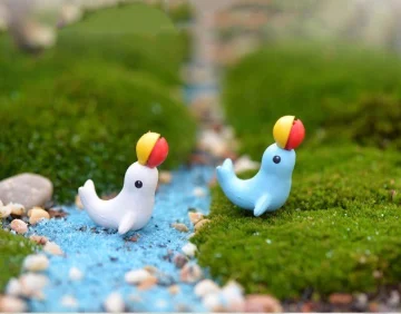 10個/ヘッジホッグと陶器/かわいい動物羊/フェアリーガーデ - Bonsai Garden Art のレビューと価格