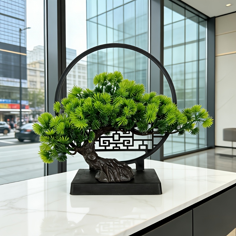 人工松盆栽 - 浴室、本棚、禅庭の装飾、家の装飾、結婚式の装 - Bonsai Tree Zen Garden のレビューと価格