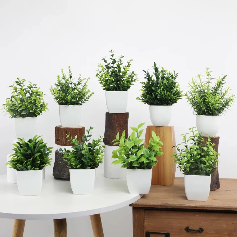 卸売 OEM/ODM 人工ミニ鉢植え偽スプレー ユーカリの植 - Bonsai Garden Mini のレビューと価格