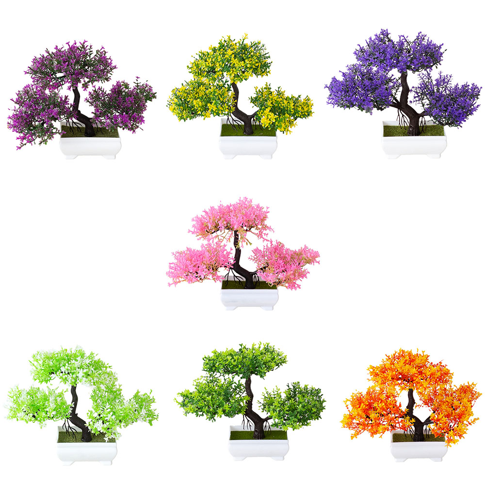 人工植物装飾鉢植え盆栽小型ツリーポット偽物の植物鉢植え禅庭装 - Bonsai Tree Zen Garden のレビューと価格