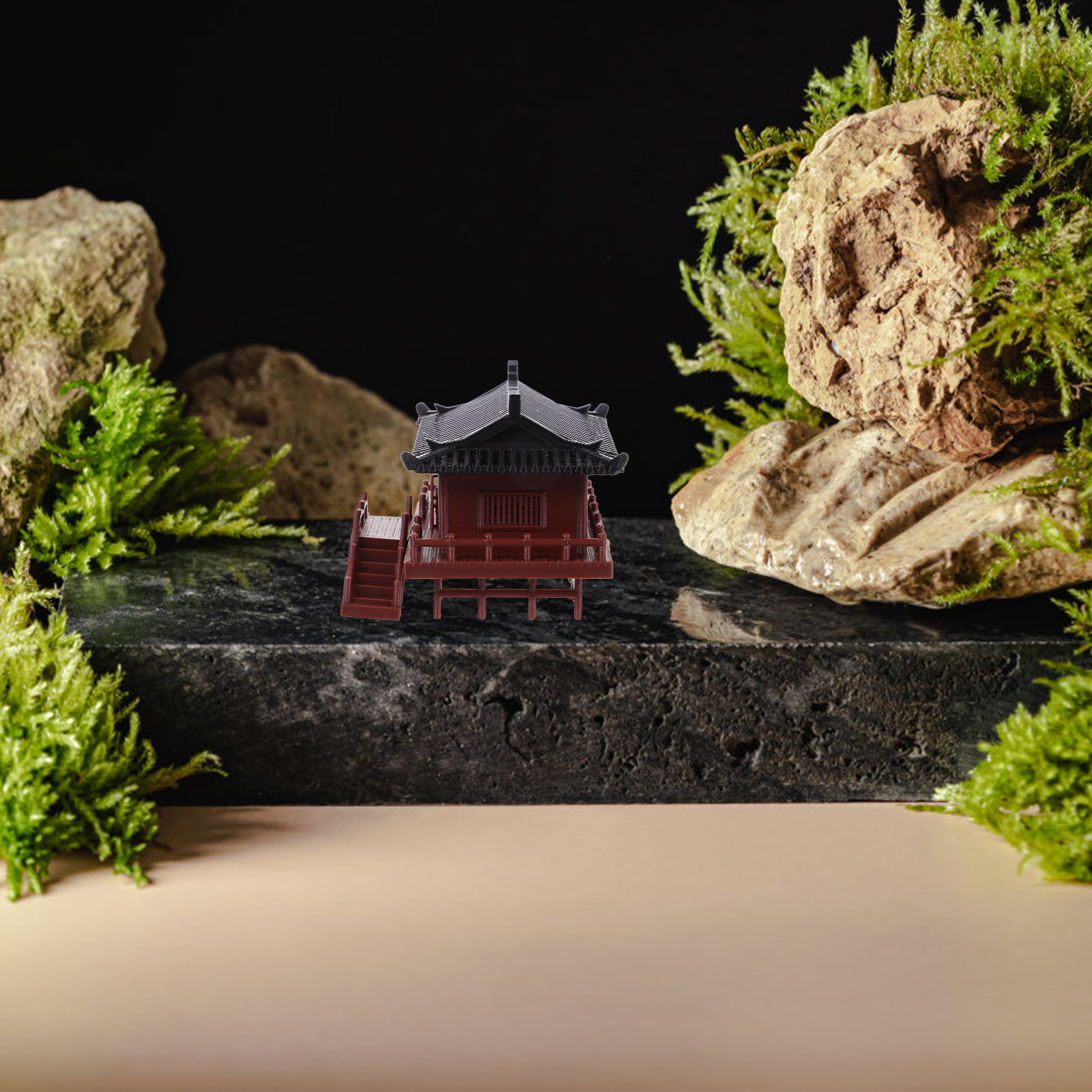 リアルなミニチュアパビリオンオーナメント、DIY盆栽セットア - Bonsai Garden Set Up のレビューと価格