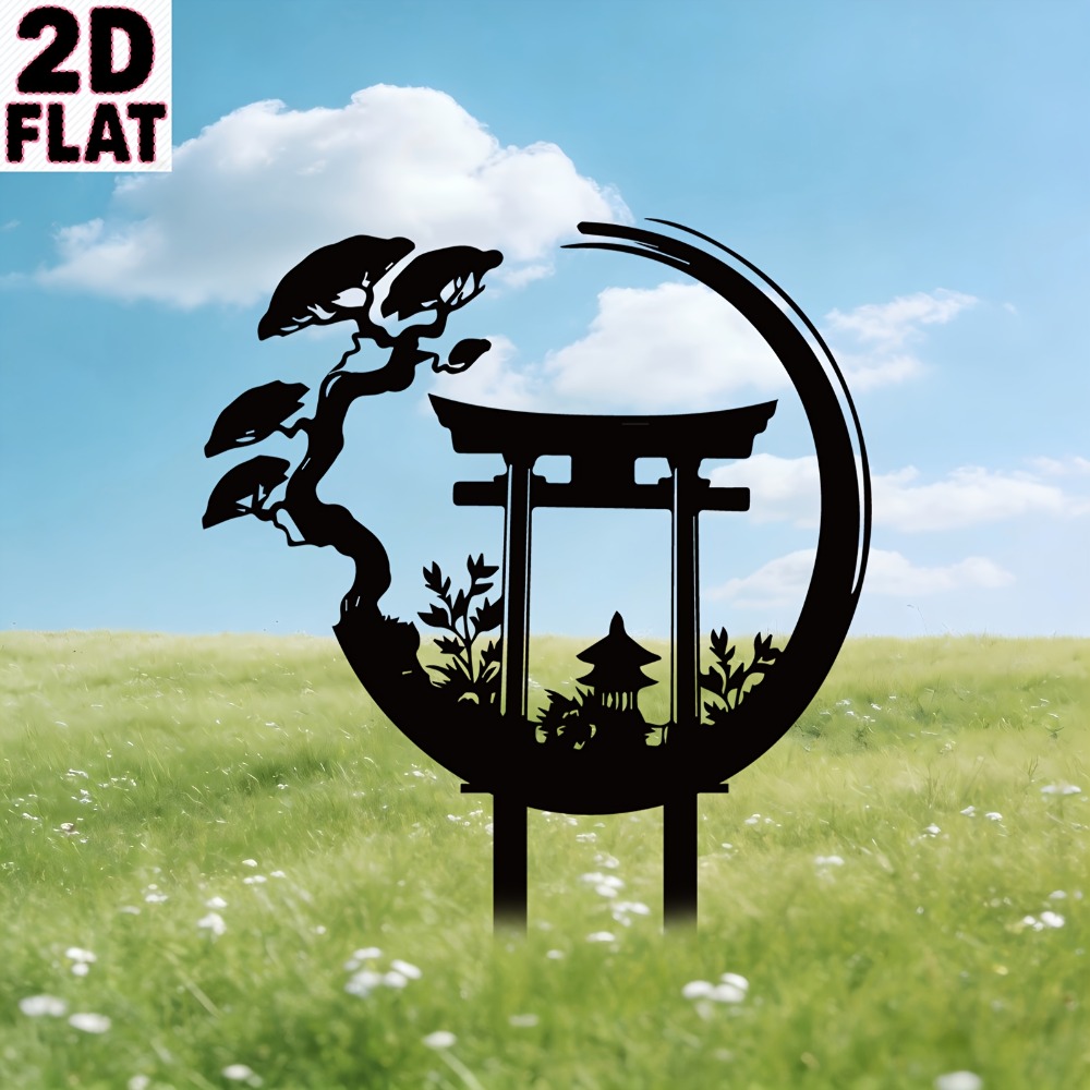 CIFBUY メタルウォールアート 神門門鉄工芸彫刻 レトロ - Bonsai Garden Art のレビューと価格