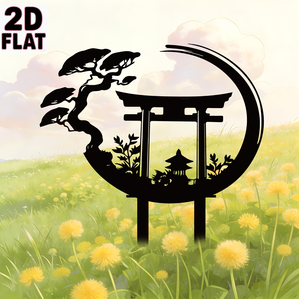 CIFBUY メタルウォールアート 神門門鉄工芸彫刻 レトロ - Bonsai Garden Art のレビューと価格