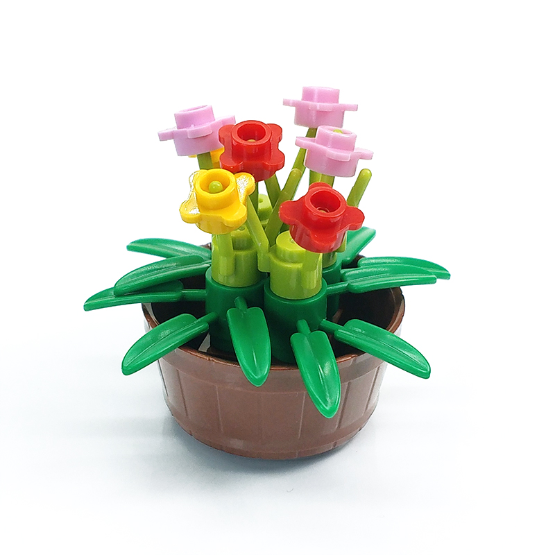 MOC ツリープラントビルディングブロックレンガ草ブッシュジ - Bonsai Garden Lego のレビューと価格