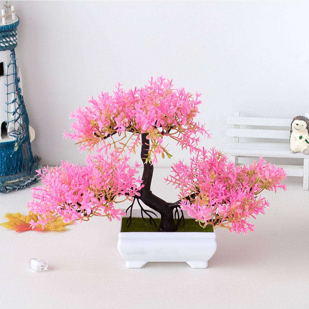 人工植物装飾鉢植え盆栽小さな木鉢フェイクプラント鉢植え禅庭装 - Bonsai Tree Zen Garden のレビューと価格