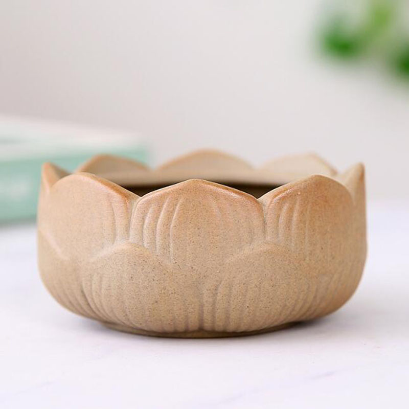 粗い蓮の緑の植木鉢,盆栽,通気性のある容器,ガーデニング,芸 - Bonsai Garden Art のレビューと価格