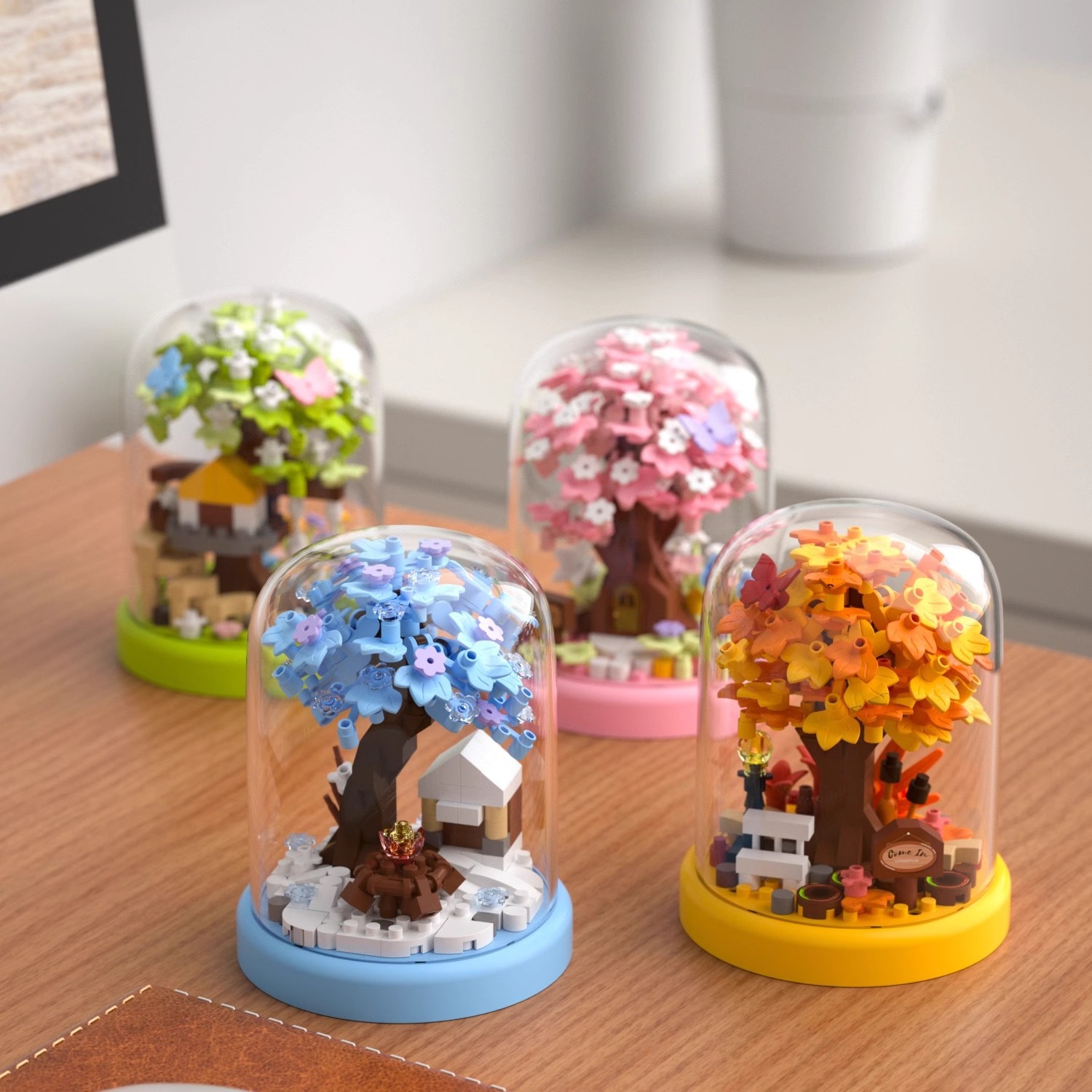 ミニ桜の木の家 積み木おもちゃ 知育玩具 子供向けおもちゃ  - Bonsai Garden Lego のレビューと価格