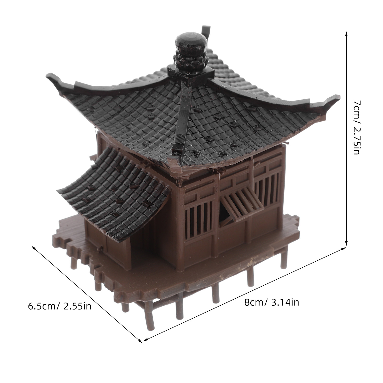 水槽盆栽用マイクロアジアンパビリオンオーナメント 禅ガーデン - Bonsai Garden Set Up のレビューと価格