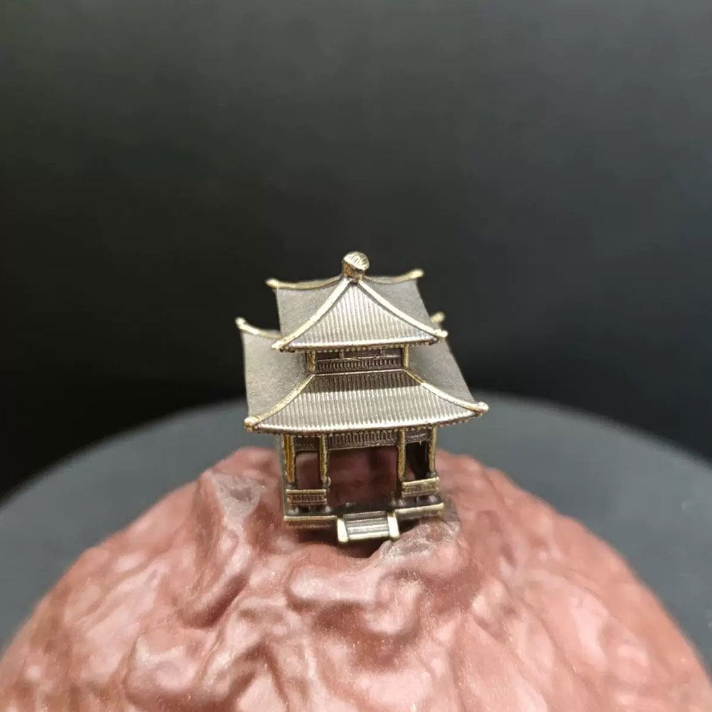 真鍮製パビリオンオーナメント ヴィンテージスタイル ミニチュ - Bonsai Garden Set Up のレビューと価格