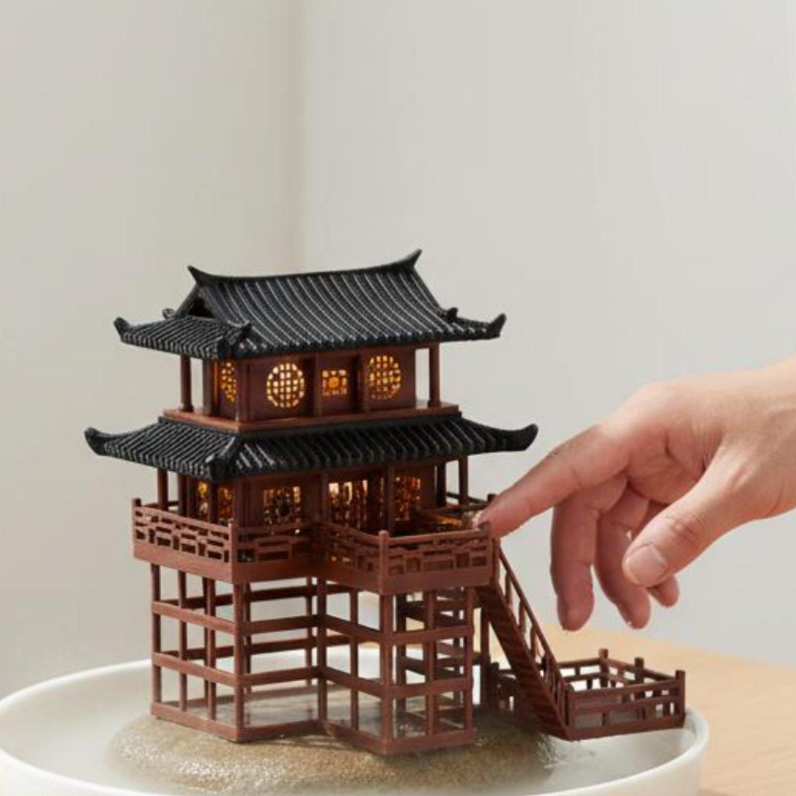 盆栽ハウス卓上プラスチック製パゴダミニマイクロ風景ホームアク - Bonsai Garden Mini のレビューと価格