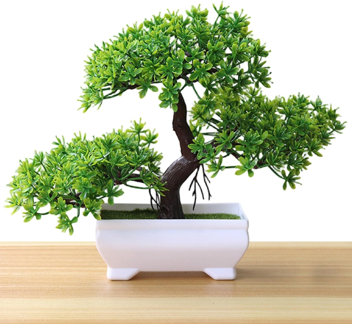 1/2 個人工盆栽シミュレーション鉢植え植物小さな木造花家庭 - Bonsai Garden Mini のレビューと価格