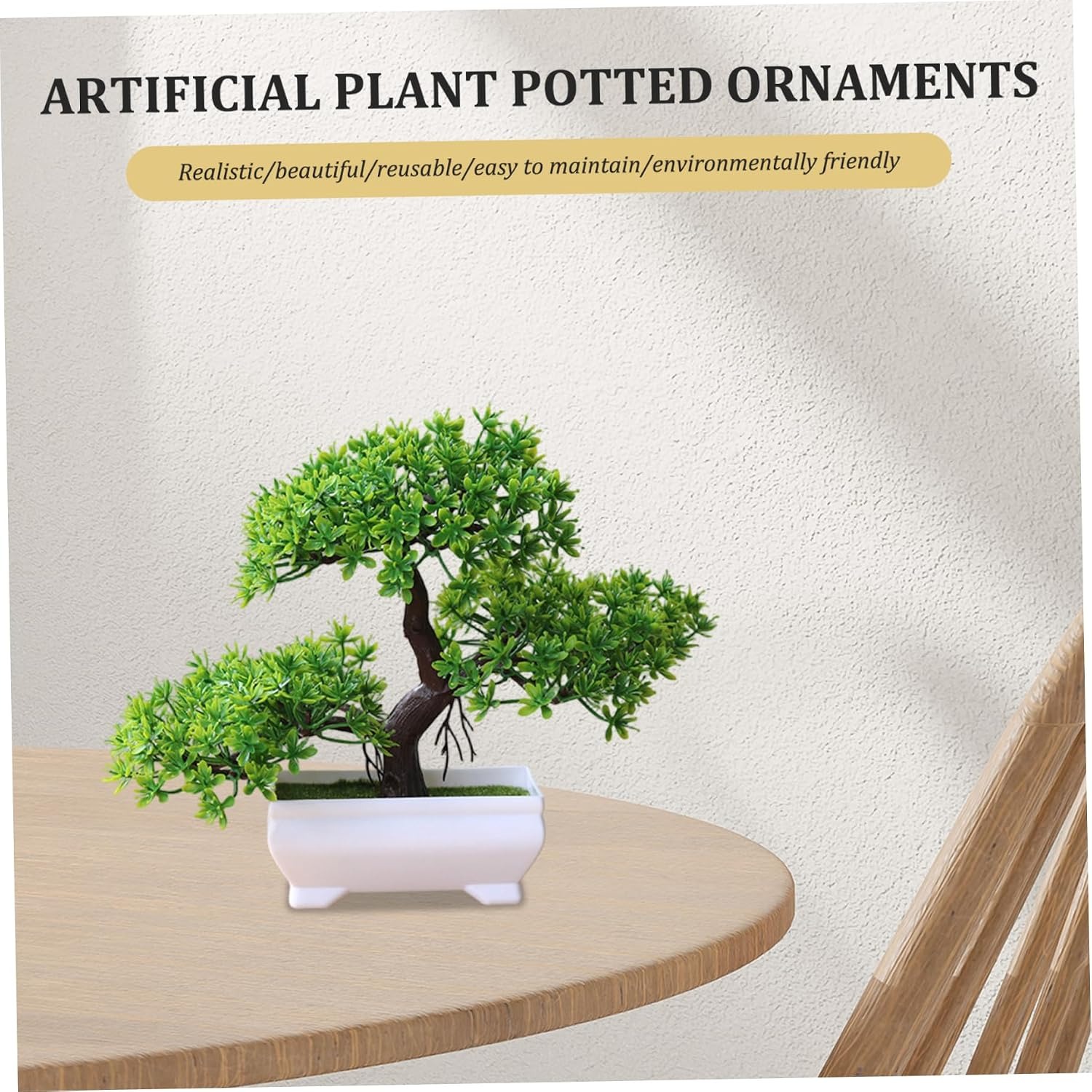 1/2 個人工盆栽シミュレーション鉢植え植物小さな木造花家庭 - Bonsai Garden Mini のレビューと価格